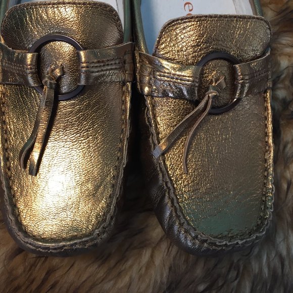J. Renee Bronze Metallic Leather Mule/Slide (NEW) - Picture 11 of 15